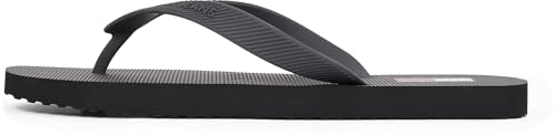 Tommy Jeans Uomo Infradito Beach Sandal Infradito, Nero (Black), 46