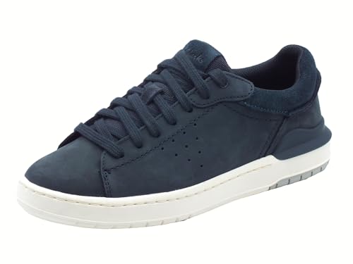 Clarks Courtlite2 Run, Scarpe Da Ginnastica Uomo, Navy Nubuck, 41.5 Eu
