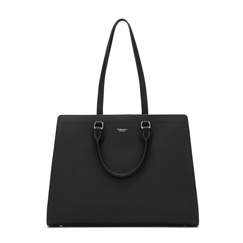 Carlheim, Gotland Genuine Leather Collection, Mary Genuine Leather Handbag (Black)