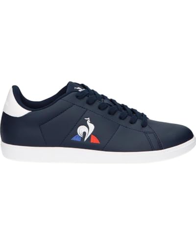 Le Coq Sportif Courtset_2, Scarpe Da Ginnastica Unisex-Adulto, Abito Blu Ottico Bianco, 40 Eu