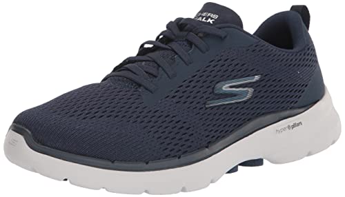 Skechers Go Walk 6 Bold Vision, Scarpe Donna, Blu, 39.5 Eu