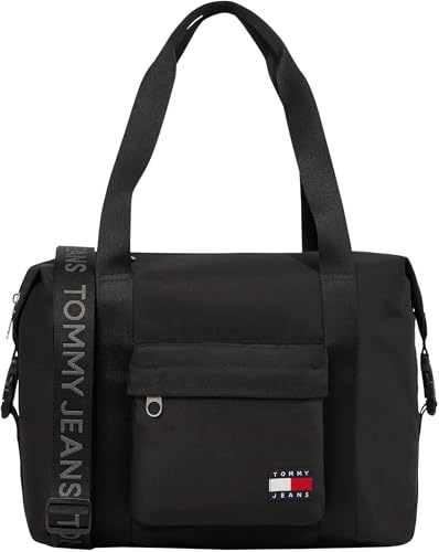 Tommy Jeans Uomo Borsone Duffle Bag Daily Borsone Da Viaggio, Nero (Black), Taglia Unica