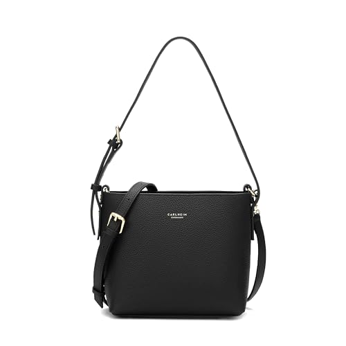 Carlheim, Gotland Genuine Leather Collection, Selma Genuine Leather Handbag (Black)