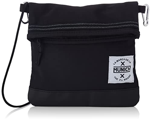 Munich Fora Crossbody Fold Black, Bags Uomo, Nero, Taglia Unica