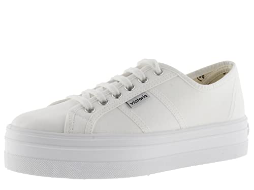 Victoria Sneaker Barcelona Tela & Piattaforma 109200 Per Bambine Blanco 28