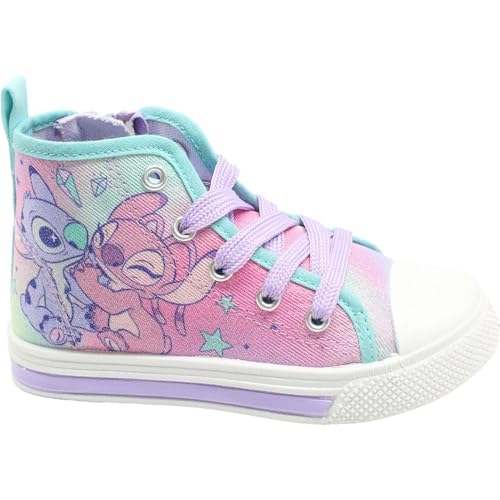 Cerdá Life'S Little Moments Loneta Altas Zapatillas Luces Stitch 2-8 Años Antideslizante, Scarpe Da Ginnastica Unisex-Bambini, Multicolore, 27 Eu