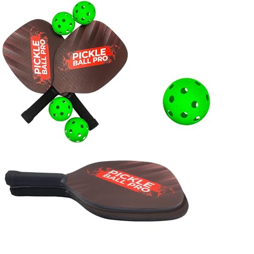 Set Da Pickleball - 2 Racchette E 4 Palline - Mad Monkey
