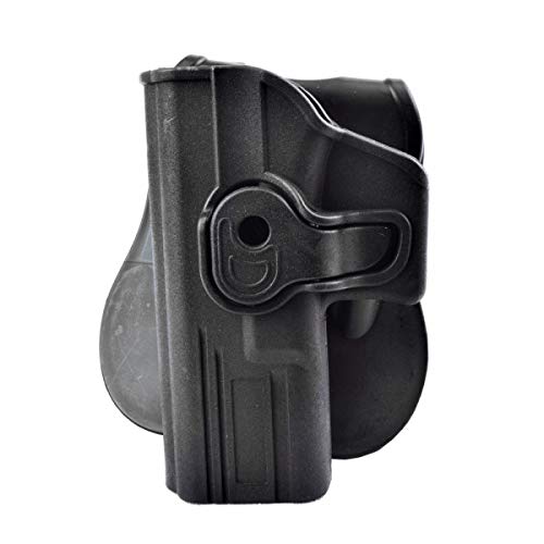 Wosport Softair Fondina Rigida Estrazione Rapida Per Mancini Serie Glock Nera (Wo-Gb42Lb)