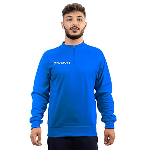 Givova Maglia Polarfleece Tecnica (Half Zip) 500 Azzurro