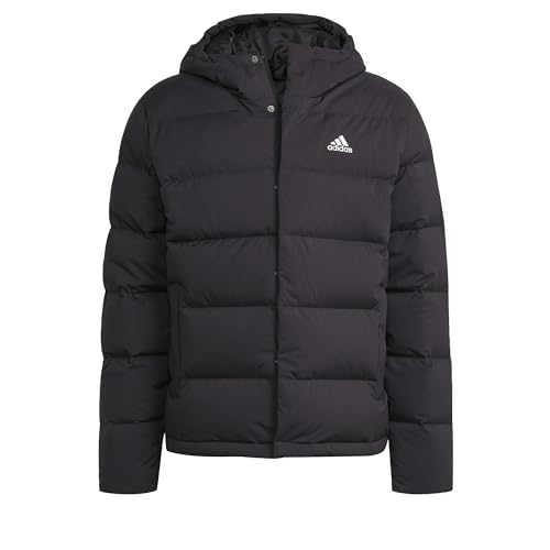 Adidas Uomo Helionic Hooded Down Jacket, Black, M