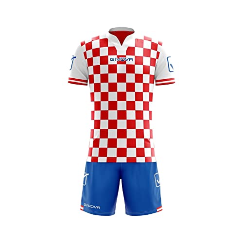 Givova Kit Competition Rosso/Azzurro