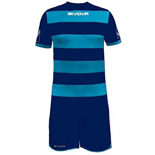 Givova Kitc42B, Kit Rugby Unisex - Adulto, Blu/Celeste, Xl