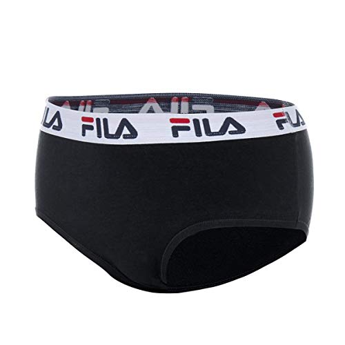 Fila Fu6044 Biancheria Intima Donna, Nero, M