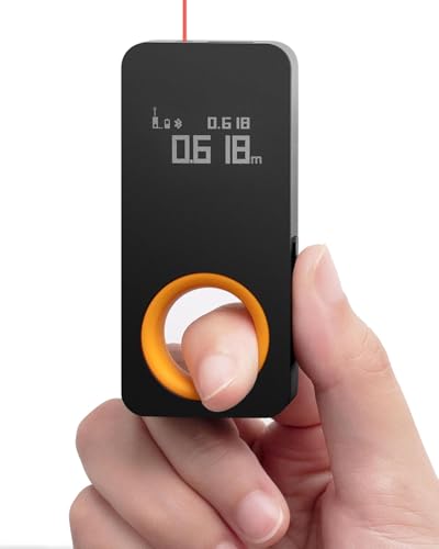 Hoto Metro Laser Con Bluetooth, Laser Meter Digitale, Misuratore Di Distanza Portatile Mini, Precisione 2 Mm, 2 Modalità Di Misurazione, Cambio Unità