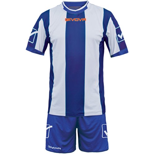 Givova Kit Catalano Mc Azzurro/Bianco Tg. M