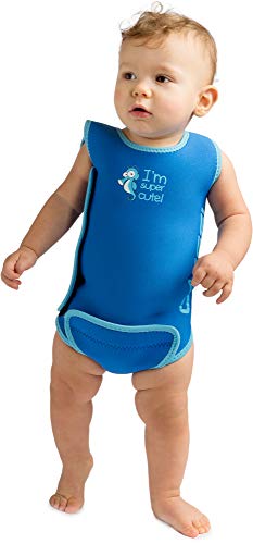 Cressi Baby Warmer Mutino/Body In Neoprene Ultra Stretch Per Neonati/Bambini, 6/12 Mesi, Blu