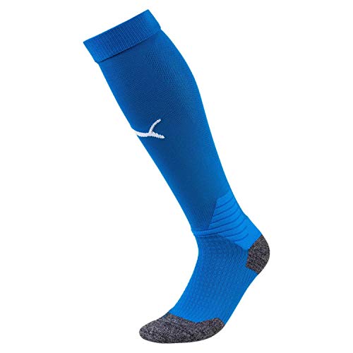 Puma Liga Socks, Calzettoni Calcio Unisex, Blu (Electric Blue Lemonade/Puma White), 1