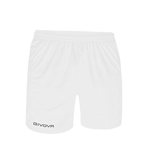 Givova P016, Pantaloncini Givova One Unisex – Adulto, Bianco, M