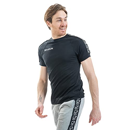 Givova T-Shirt Cotton Band Nero