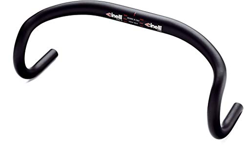 Cinelli Pista, Manubrio Unisex Adulto, Nero, 42 Cm
