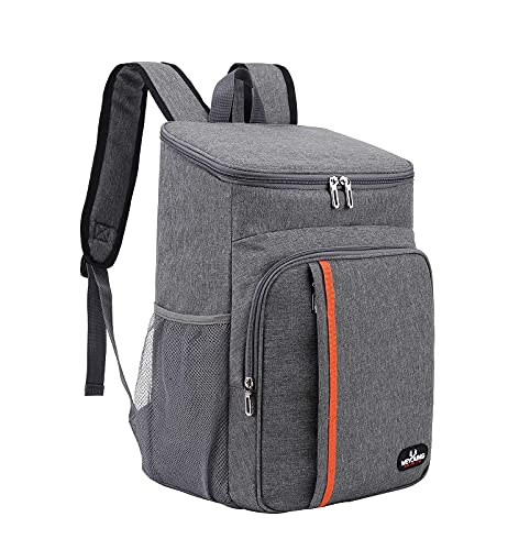 Zaino Termico Frigo 22L, Borsa Termica Porta Pranzo, Borsa Frigo Isoterma Impermeabile O Cibi E Bevande Refrigerati Per Picnic Escursionismo Campeggio
