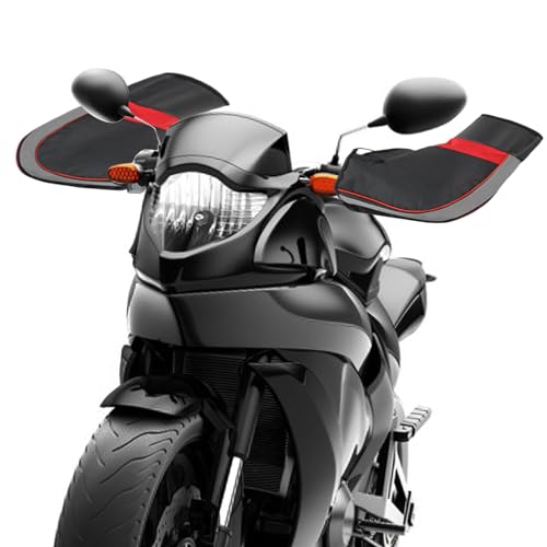 Scaldamani Manubrio Bici - Scaldamani Motoslitta - Guanti Da Manubrio Per La Guida All'Aperto - Manicotti Manubrio Moto - Guanti Invernali Antivento C