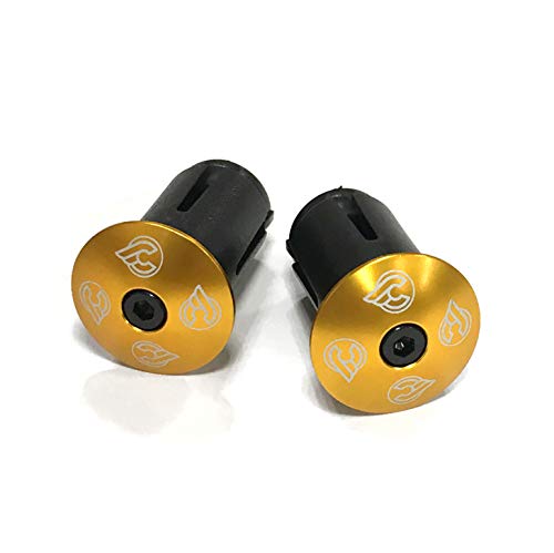 Cinelli Bar End Expander Plugs, Tappi Di Espansione Per Estremità Barre. Unisex-Adulto, Oro, Universale