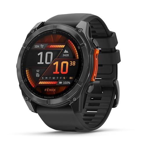 Garmin Fēnix 8,51Mm, Display Amoled 1,4", Touch, Pulsanti Induttivi, Speaker E Microfono, Comandi Vocali, Gps Multibanda, Torcia, Mappe, 90+ App Per L