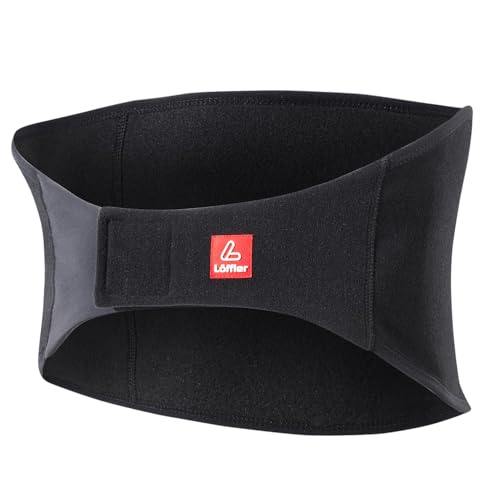 Löffler Fascia Lombare Unisex, Unisex - Adulto, Cintura Lombare, 01016, Nero, M