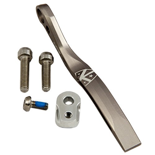 K-Edge, Guidacatena Per Bici Da Corsa Road Pro Braze-On C.C., Taglia Unica, Argento