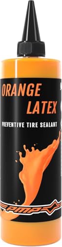Pmp Orange Latex - Lattice Liquido Sigillante Antiforatura Per Coperture Tubeless Mtb E Strada - Bottiglia 300 Ml
