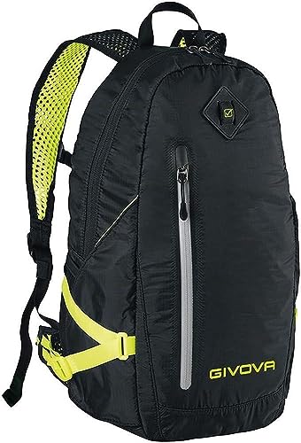 Givova Zaino Arius Nero/Giallo Fluo Tg. Unica