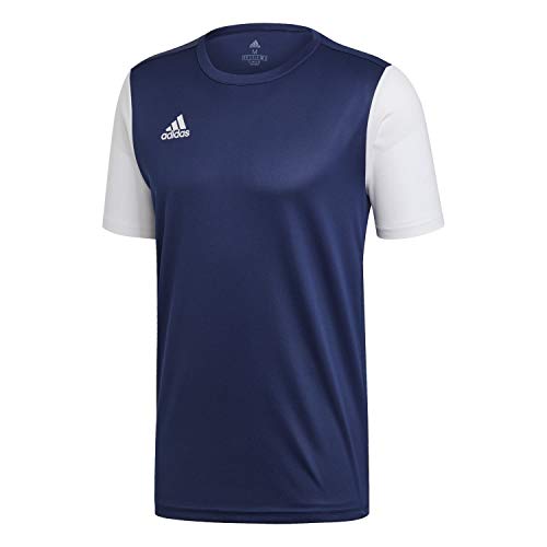 Adidas Estro 19 Jersey Maglietta, Dark Blue/White, M Uomo
