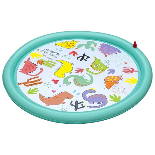 Bestway 52698 Tappetino Ad Acqua Desert Dino 1,22 M, Multicolor