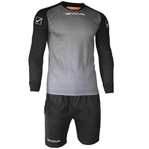 Givova Kit Manchester Portiere Grigio/Nero