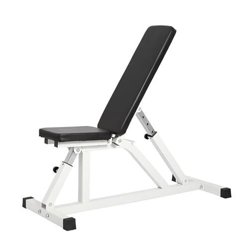 Donatif Panca Regolabile Palestra In Acciaio, Panca Pesi Pieghevole 110X40X47 Cm, Panca Pieghevole Palestra Con Perni A Molla, Attrezzatura Palestra E