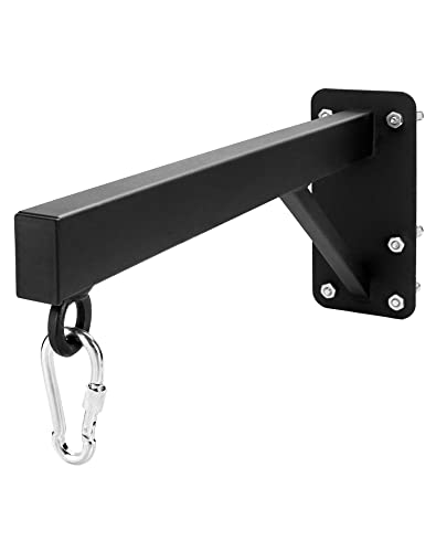 Qwork® Supporto Da Parete Per Sacco Da Boxe - In Acciaio Solido - 60 Cm - Portata 150 Kg