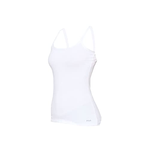 Fila Fu6060, Canotta Donna, Bianco, L