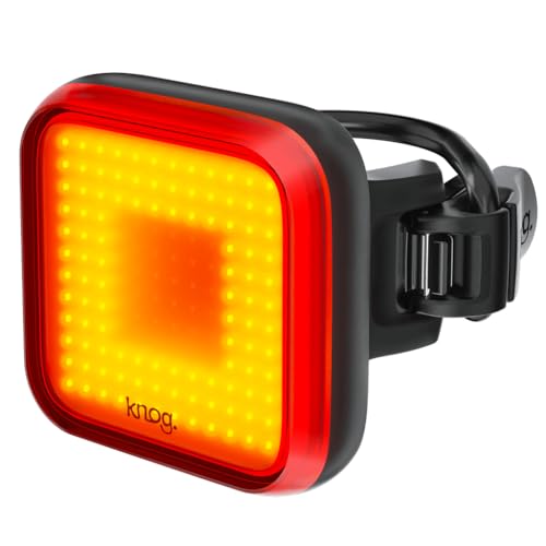Knog Blinder Rear Square, Illuminazione Posteriore Unisex-Adulto, Nero, Taglia Unica