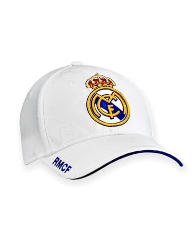 Cappello Real Madrid Ufficiale Cappellino Berretto Bianco