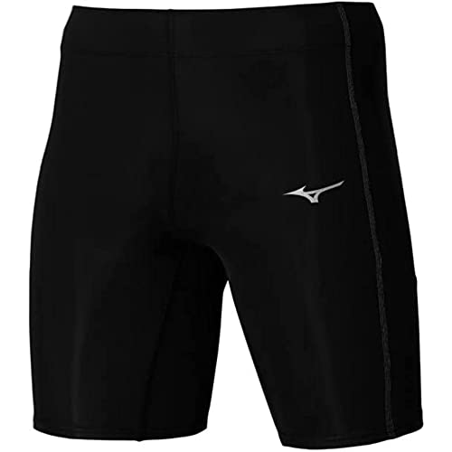 Mizuno J2Gba143-09 Core Impulse Mid Tight Pantaloncini Uomo Black Taglia M