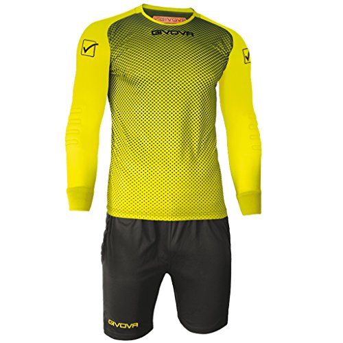 Givova Kitp008, Unisex Adulto, Giallo Fluo-Nero, 2Xl