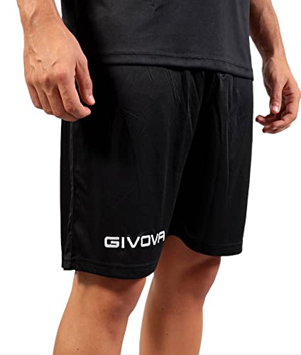 Givova Pantaloncino Capo Interlock Nero Tg. 2Xl