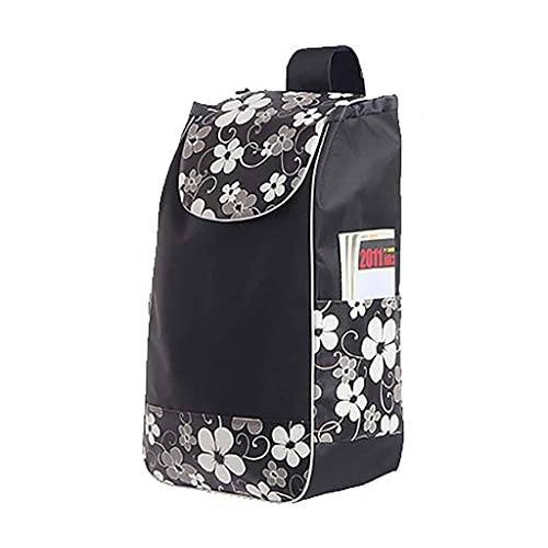Borse Shopper, Pieghevole Shopping Borsa Di Ricambio Carrello A Mano, Portatile Impermeabile 40L Oxford Panno Carrello Shopping Carrello Backup Borse,