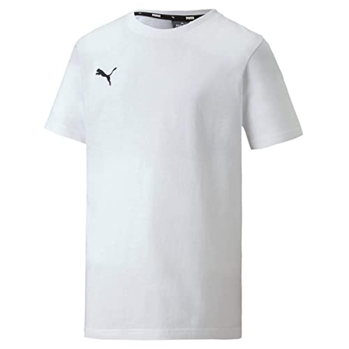 Puma Teamgoal 23 Casuals Tee Jr, Maglietta A Maniche Corte, Bambino, Bianco (Puma White), 140
