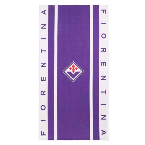 Only4Fan S.R.L. Acf Fiorentina Telo Palestra/Piscina 70X140 Cm In Microfibra - Prodotto Ufficiale Acf Fiorentina