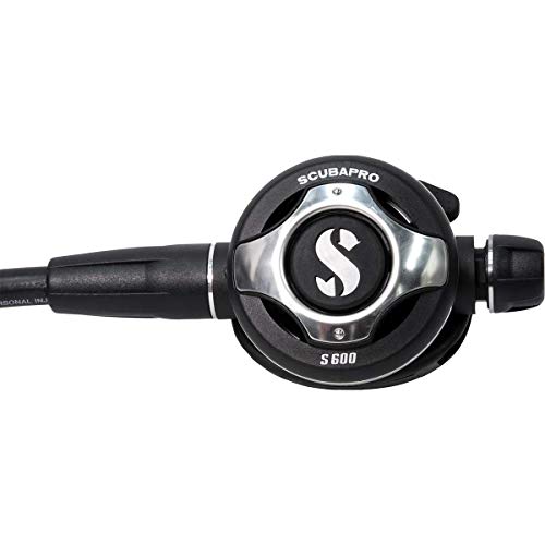 Scubapro 2Eme Etage S600, Kit Regolatore Per Immersioni In Acqua Fredda Unisex-Adulto, Metallic/Nero, Taglia Unica