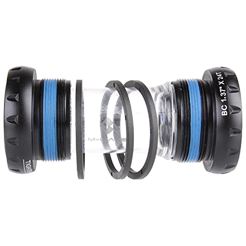 M-Wave Bb Set Carousel Bb Bsa Ex Us, For Road/Mtb, Sram Compatible, Transparent/Black, For 68-73 Mm Bb Shell, For 24 Mm Axle, Box