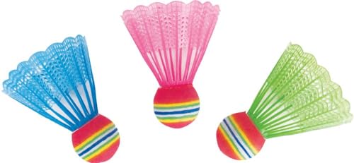 Set Di Tre Volani Colorati Per Sport Badminton Volano In Nylon