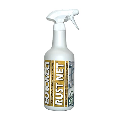 Euromeci Rust Net, Schiuma Eliminaruggine Per Acciaio Inox, 750 Ml